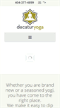 Mobile Screenshot of decaturhotyoga.com